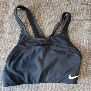 Nke sports bra, small, cutout detail, black, crossed back, good condition